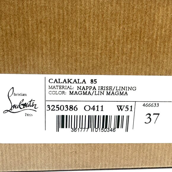 Christian Louboutin CALAKALA 85 Platform Espadrille Sandals Heels Shoes - Picture 12 of 12